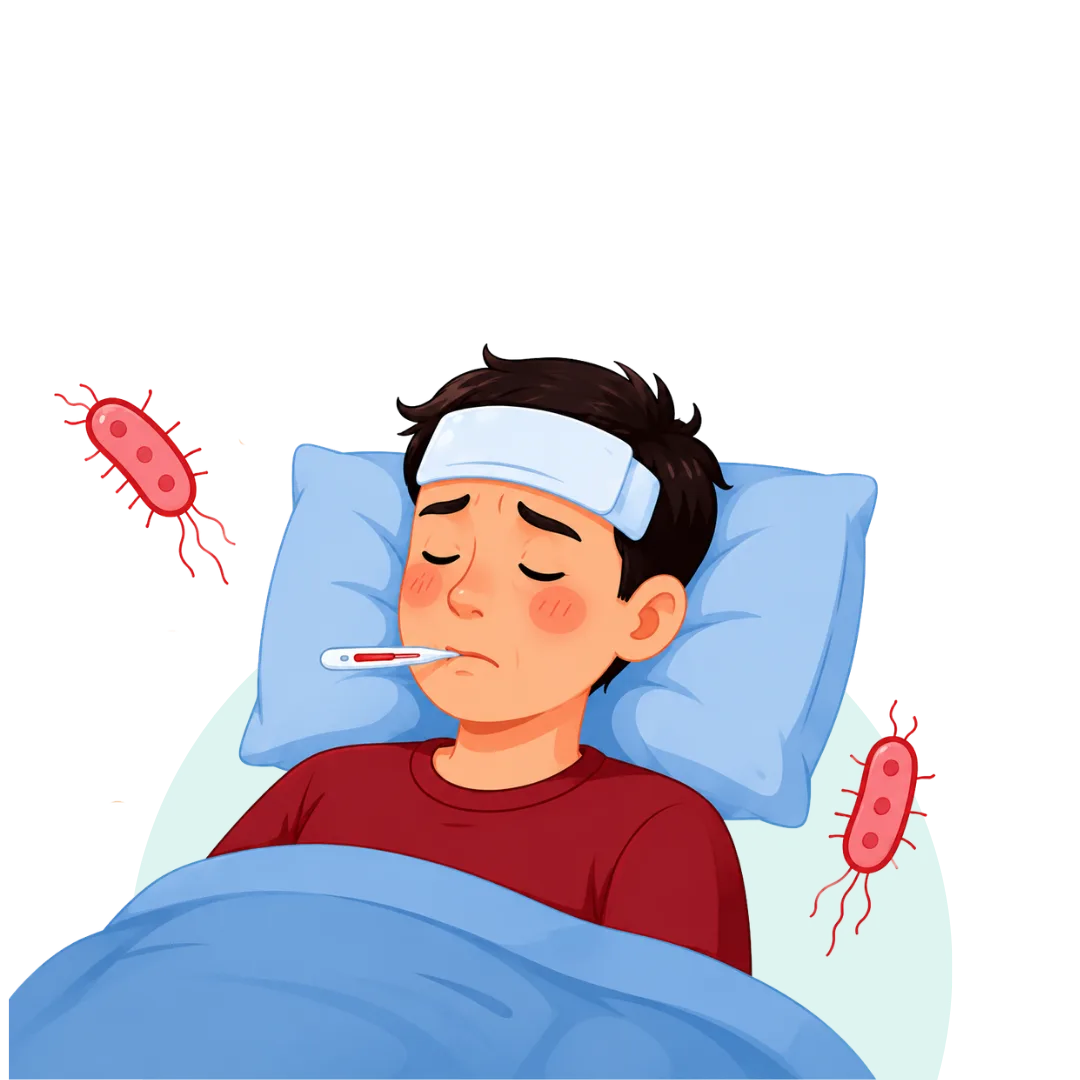 Ilustrasi Demam Tifoid